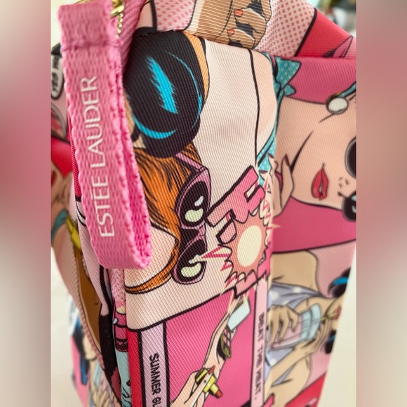 Estee Lauder Comic Pop Art Cosmetic Travel Bag - Picture 4 of 9